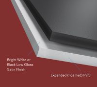 black sintra pvc board