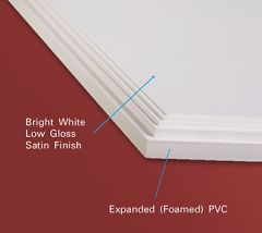 White Sinta PVC Board 3mm Custom Cut Sizes