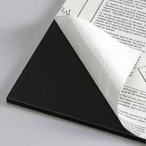Gilman 24 x 36 x 3/16 Black Self Adhesive Foam Board 25 pack