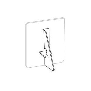 Lineco Cardboard Easels White 12 Inch 500 pack
